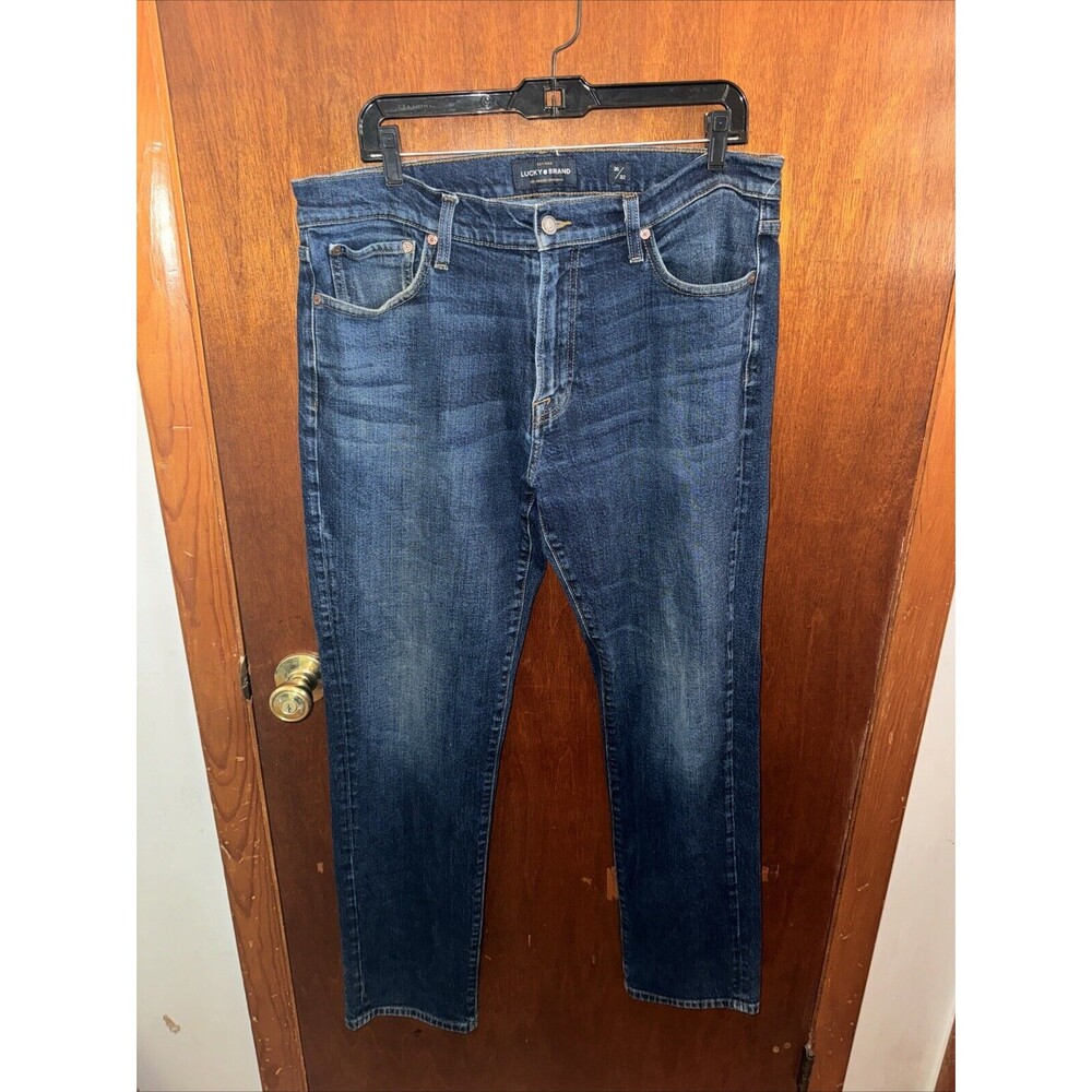 Lucky Brand Men’s 221 Straight Blue Denim Jeans Size 36x32